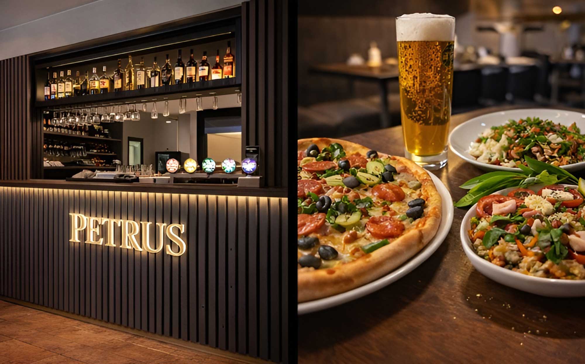 Kollage från Petrus restaurang