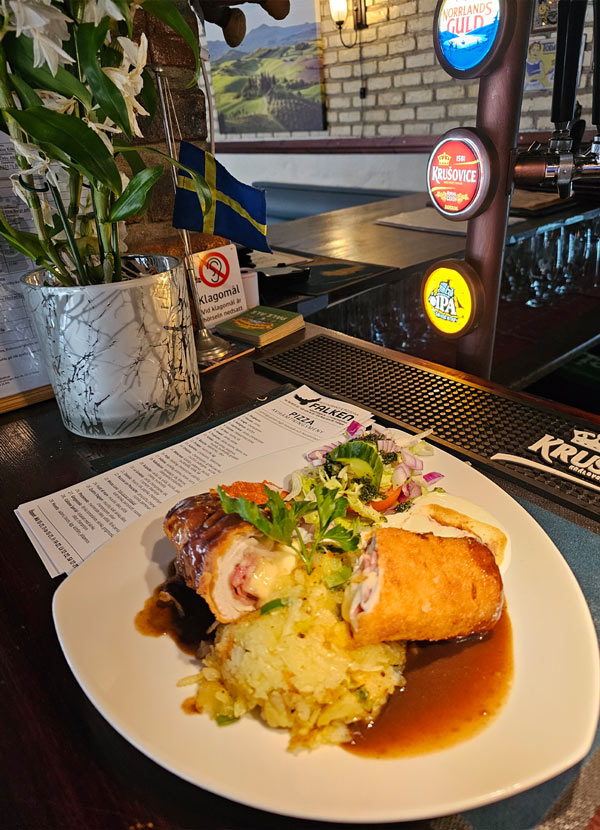 Rätter på restaurangen